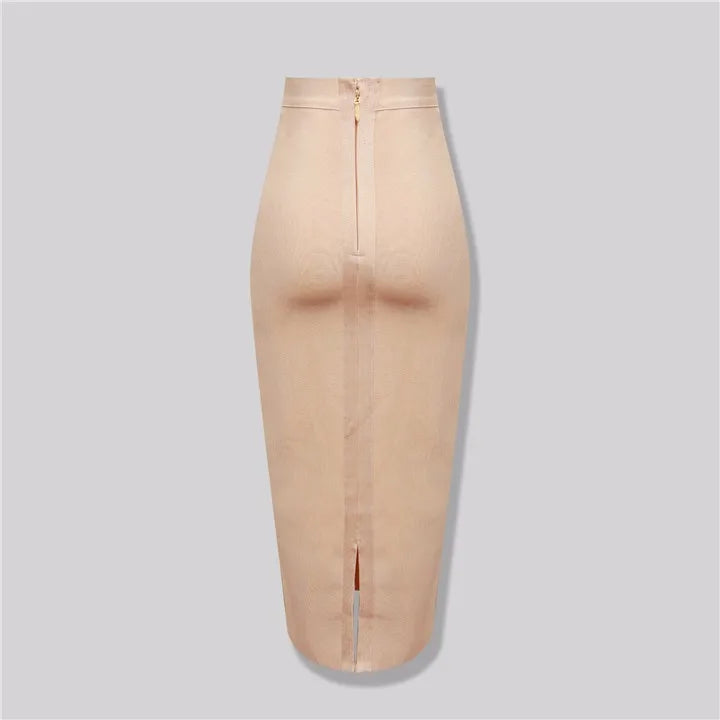 New Fashion 13 Colors XL XXL Sexy Knee Length Bandage Skirt Women Elastic Bodycon Summer Pencil Skirts 78cm