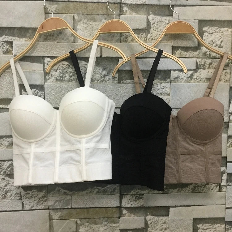 S M L XL 2XL 3XL Fashion Mesh Push Up Bralet Women's Corset Bustier Bra Night Club Party Sexy Cropped Top Vest fashion AW514