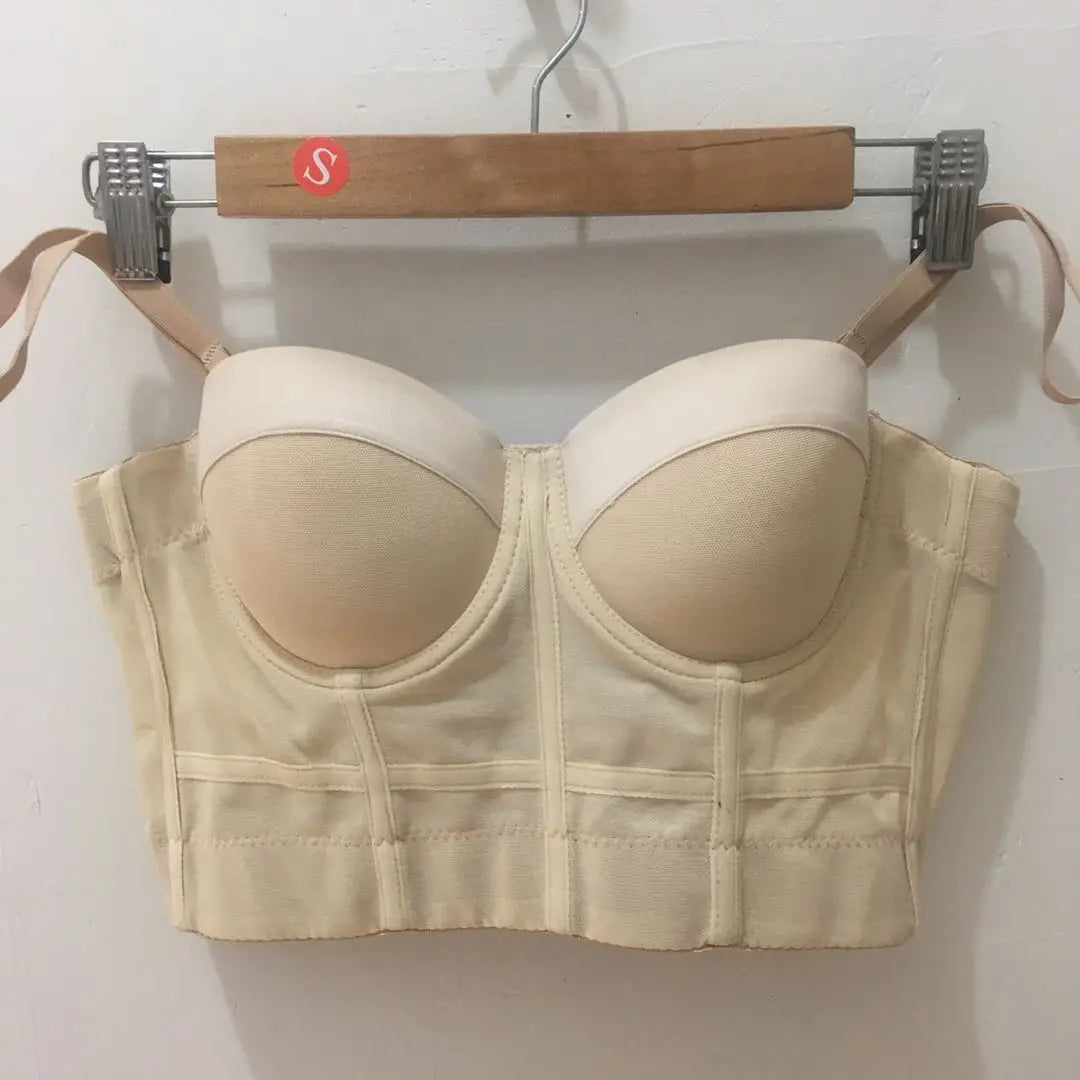 S M L XL 2XL 3XL Fashion Mesh Push Up Bralet Women's Corset Bustier Bra Night Club Party Sexy Cropped Top Vest fashion AW514