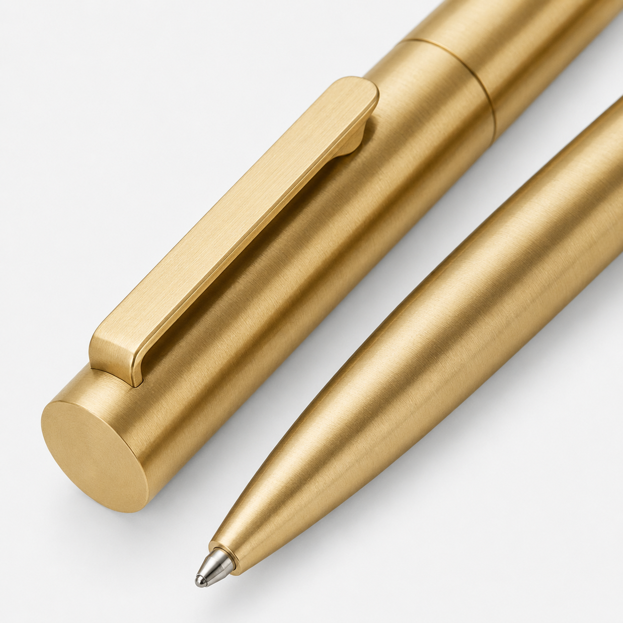 Valdo Minimal Brass Pen