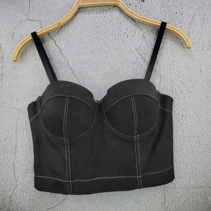S M L XL 2XL 3XL Fashion Mesh Push Up Bralet Women's Corset Bustier Bra Night Club Party Sexy Cropped Top Vest fashion AW514