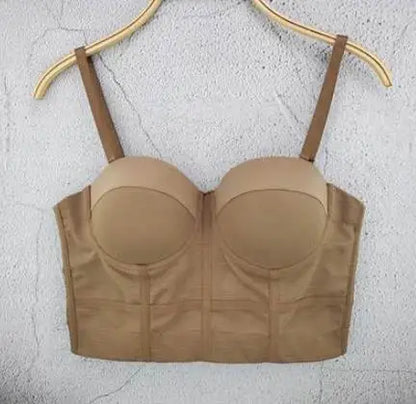S M L XL 2XL 3XL Fashion Mesh Push Up Bralet Women's Corset Bustier Bra Night Club Party Sexy Cropped Top Vest fashion AW514
