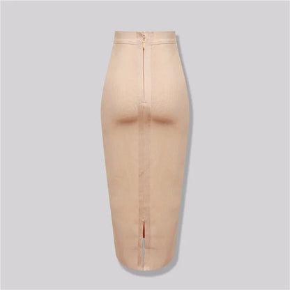 New Fashion 13 Colors XL XXL Sexy Knee Length Bandage Skirt Women Elastic Bodycon Summer Pencil Skirts 78cm