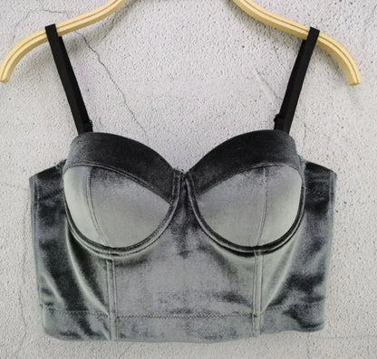 S M L XL 2XL 3XL Fashion Mesh Push Up Bralet Women's Corset Bustier Bra Night Club Party Sexy Cropped Top Vest fashion AW514