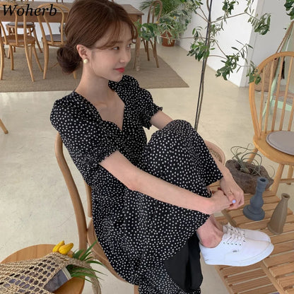 Woherb 21 Colors Solid Ruffle Chiffon Blouse Women 2026 Summer Fashion Vest Blusas Casual Loose Sleeveless Ladies Tops Shirt
