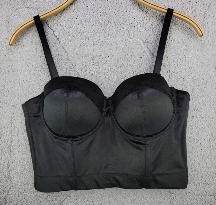 S M L XL 2XL 3XL Fashion Mesh Push Up Bralet Women's Corset Bustier Bra Night Club Party Sexy Cropped Top Vest fashion AW514