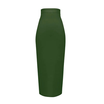 New Fashion 13 Colors XL XXL Sexy Knee Length Bandage Skirt Women Elastic Bodycon Summer Pencil Skirts 78cm