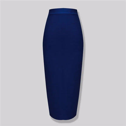 New Fashion 13 Colors XL XXL Sexy Knee Length Bandage Skirt Women Elastic Bodycon Summer Pencil Skirts 78cm