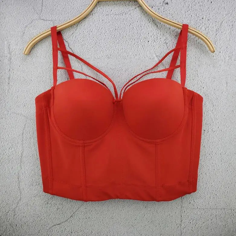 S M L XL 2XL 3XL Fashion Mesh Push Up Bralet Women's Corset Bustier Bra Night Club Party Sexy Cropped Top Vest fashion AW514