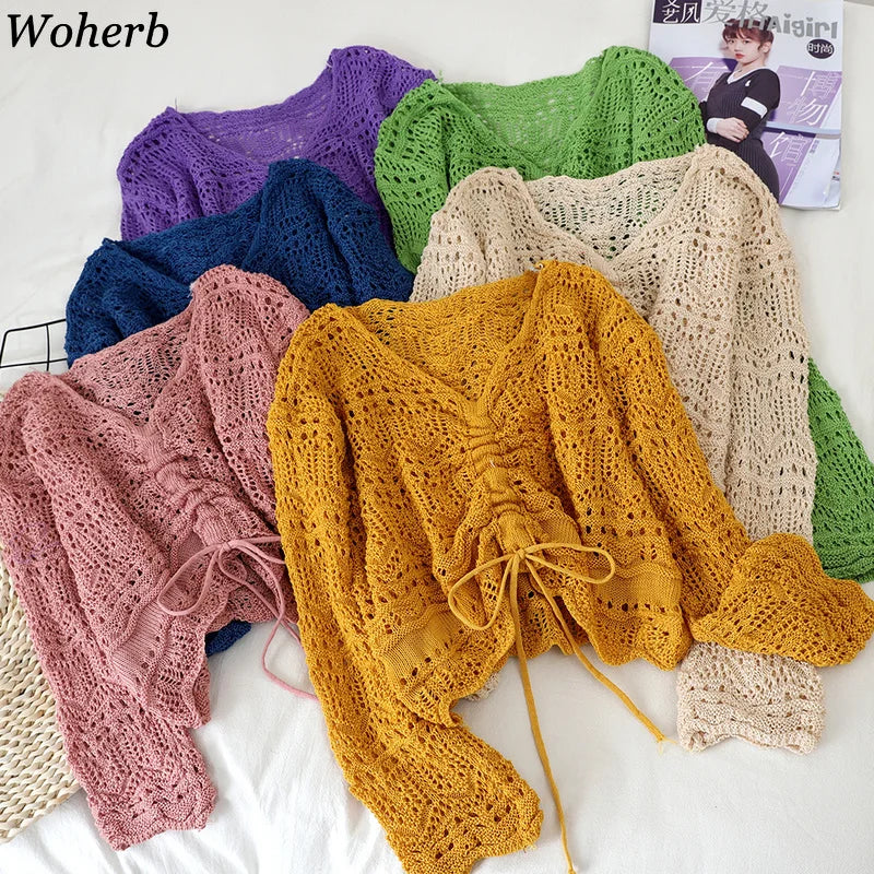 Woherb 21 Colors Solid Ruffle Chiffon Blouse Women 2026 Summer Fashion Vest Blusas Casual Loose Sleeveless Ladies Tops Shirt