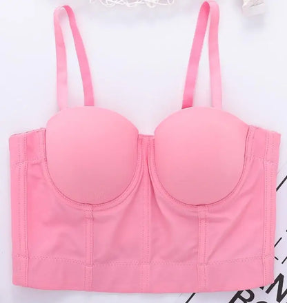 S M L XL 2XL 3XL Fashion Mesh Push Up Bralet Women's Corset Bustier Bra Night Club Party Sexy Cropped Top Vest fashion AW514