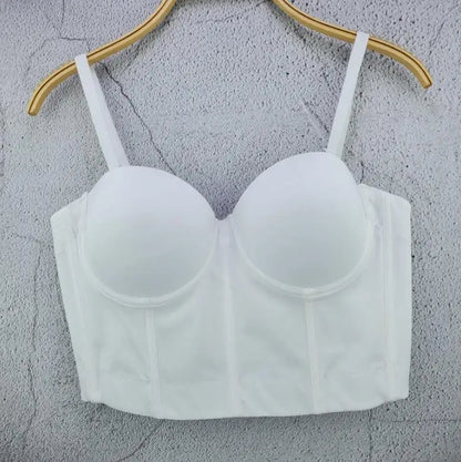 S M L XL 2XL 3XL Fashion Mesh Push Up Bralet Women's Corset Bustier Bra Night Club Party Sexy Cropped Top Vest fashion AW514
