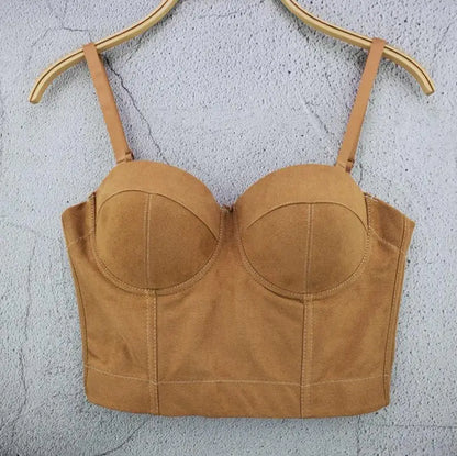 S M L XL 2XL 3XL Fashion Mesh Push Up Bralet Women's Corset Bustier Bra Night Club Party Sexy Cropped Top Vest fashion AW514