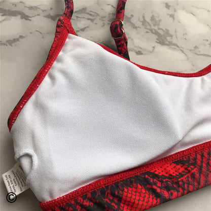 14 Color S - XL Sexy Leopard Bikini Women Swimwear Female Swimsuit Two-pieces Bikini set Brazilian Bather Bathing Suit Swim V871